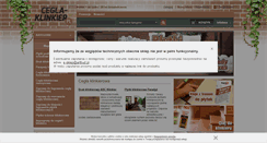 Desktop Screenshot of cegla-klinkier.pl