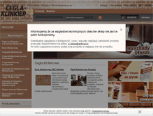 Tablet Screenshot of cegla-klinkier.pl